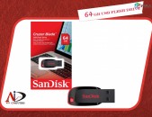 Fleshka 64 GB  SanDisk Cruzer Blade USB 2.0 հիշողության չիպ flesh կրիչ флешка Ֆլեշկա Նոր բարձրորակ