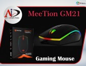 Gaming mouse Meetion GM21 համակարգչային խաղային մկնիկ RGB Light mkinik