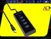 USB3.0 HUB 4 PORT Գերարագ 5Gpbs