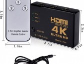 HDMI switch 4k 3 in 1