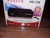 DVBT2 tvayin sarq, tv tuner Status HD-130 + անվճար առաքում և տեղադրում