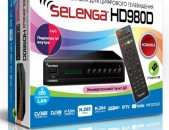 DVBT2 tvayin sarq SELENGA HD980D + անվճար առաքում և տեղադրում