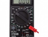 Multimeter /цифровой мультиметр/Tester/, Տեստեր, մուլտիմետր DT-830B + araqum