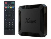 Смарт ТВ приставка X96Q + Обучаемый ИК пульт/Android TV Box X96Q 4K UHD Ram 2Gb Rom 16Gb Android 10