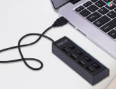 Разветвитель USB hub для ноутбука на 4 порта