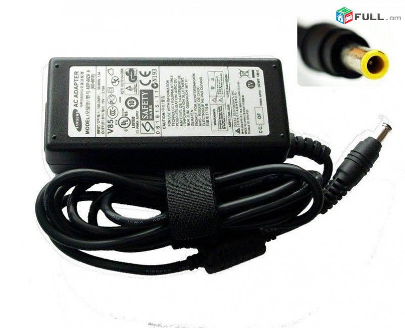 Зарядка для ноутбука Samsung 19V 3.16A 60W 5.5x3.0 мм
