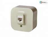 Розетка RJ45 5e UTP - Legrand  Forix - слоновая кость