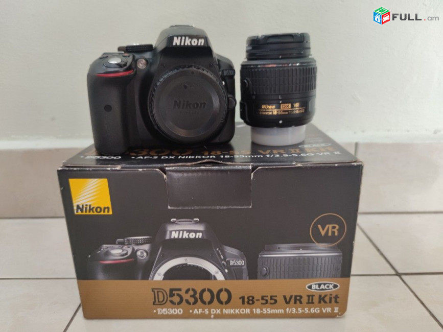 Nikon D5300 DSLR Camera with AF-P 18-55mm Lens Kit.