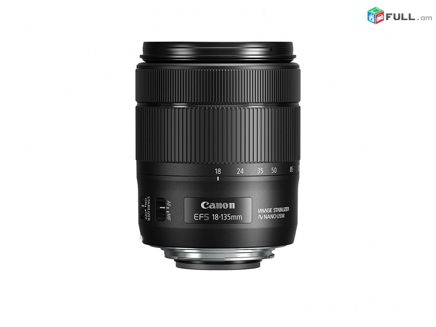 Canon EF-S 18-135mm f/4-5.6 Image Stabilized usm SLR Lens. + blenda .