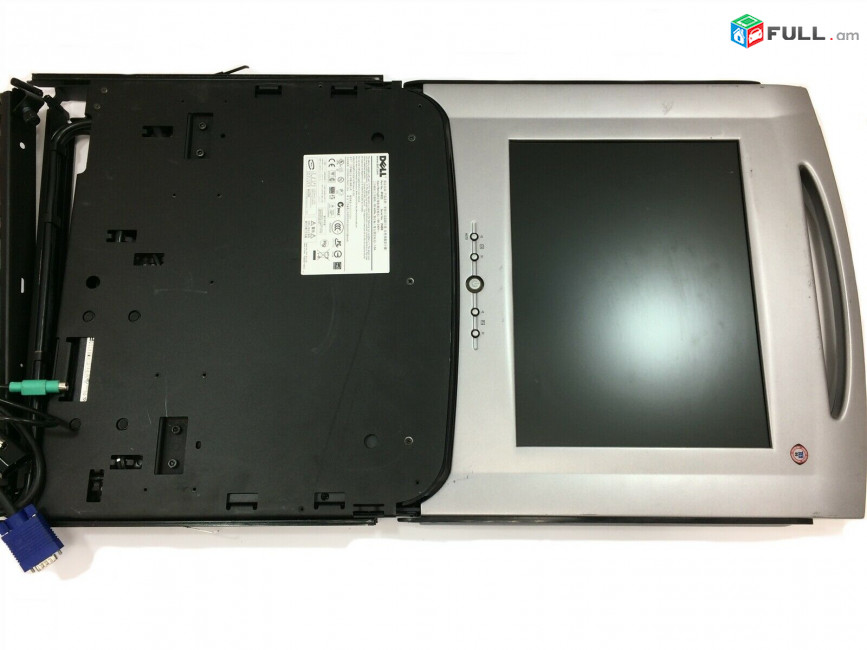 Dell PowerEdge Rack Console 15FP FK989 15" KVM Monitor VGA switch
