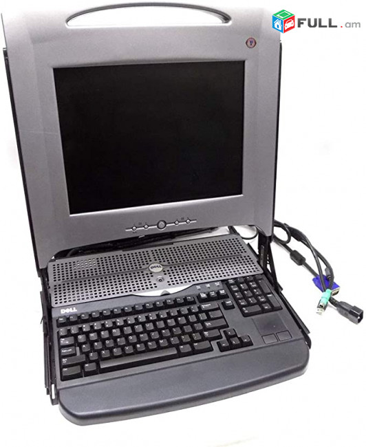 Dell PowerEdge Rack Console 15FP FK989 15" KVM Monitor VGA switch