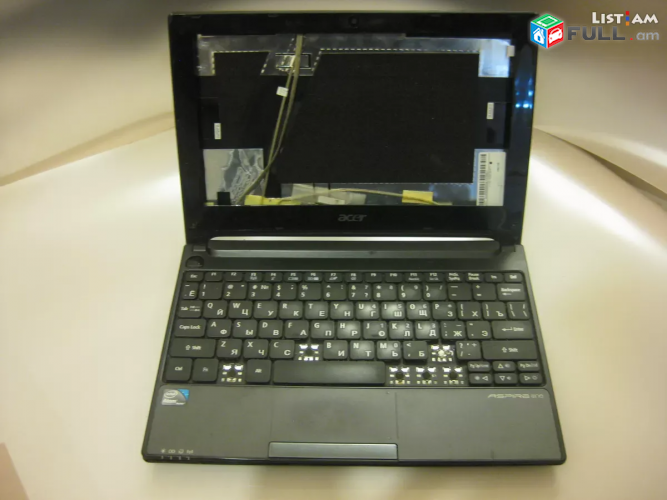 Acer Aspire One PAV70 Նեթբուքի պահեստամասեր ZAPCHAST plata petli ekran notebook