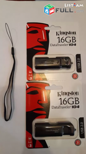 Լավ նվեր 16gb kingston DT104 ֆլեշկա usb 2 fleshka ORIGINAL 8gb 32gb 64gb PC