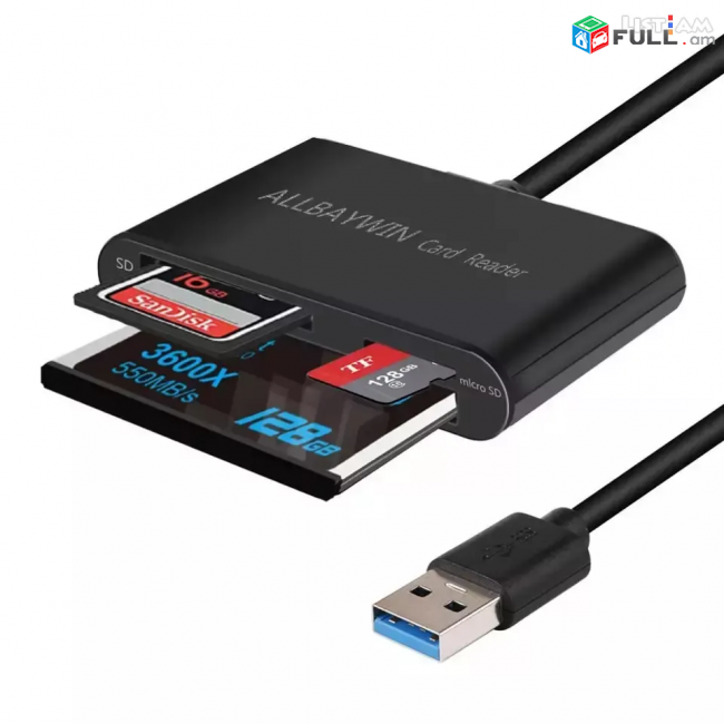 Card Reader USB 3.0 nuynacman card kardacox sarq флэш-карт для CF / SD / TF Micro SD / Micro Card