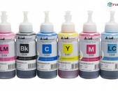 Epson ink ORIGINAL nerker թանաք պրինտեր 2x black margenta yellow cyan