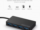 USB 3,0 4-порт HUB адаптер для ноутбуков, разветвитель USB