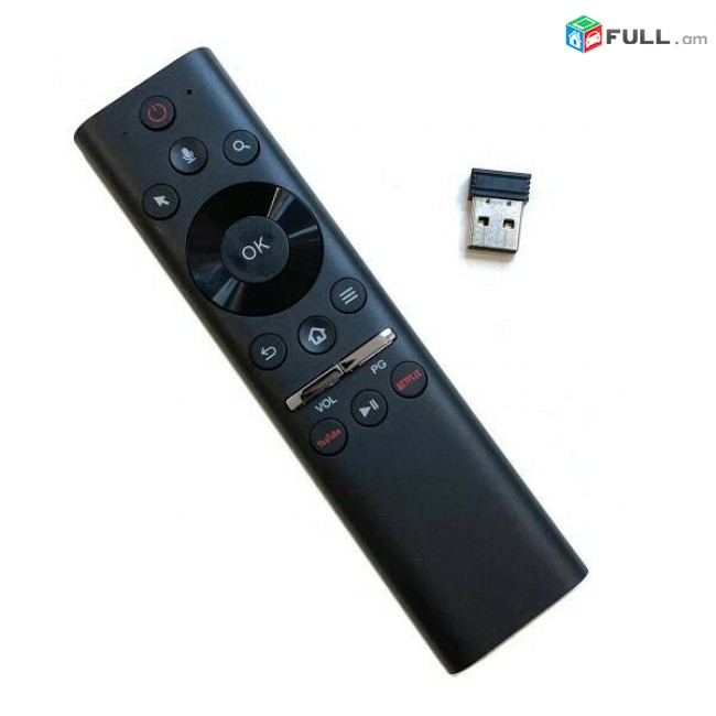 Universal Voice Air Mouse CRC2121B 2.4GHz обучаемый пульт голосовым управлением հեռակառավարման վահանակ պուլտ