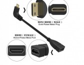 5in Micro HDMI to HDMI Adapter 4K Угловой переходник кабель 90 градусов