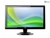 AOC 2436Vw LCD 24" Monitor RGB Մոնիտոր Монитор 60Ghz 1920x1080 HD VGA D-Sub DVI 