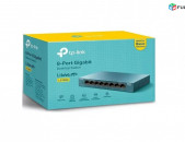 TP-LINK LS108G Gigabit Desktop Switch 10/100/1000 Mbps Коммутатор свич ցանցային սարք 8 պորտ սվիչ