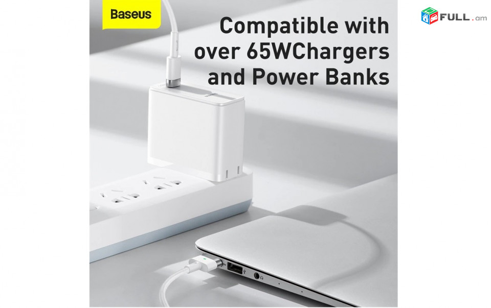 Baseus - Apple MagSafe 2 to USB Type-C cable մալուխ Кабель-адаптер питания power supply macbook pro Mag Safe 