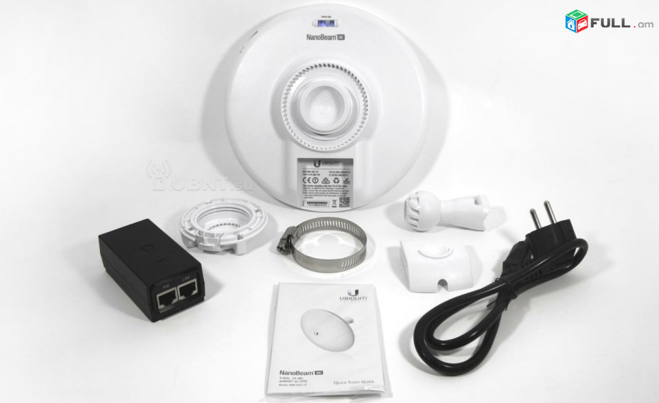 ubiquiti NanoBeam 5GHz 19dBi airMAX 5-15km network antena radio նոր անտենա Антена wifi 