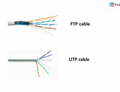 Cat5 Cat5e Cat6 Cat7 FTP / UTP LAN network video DVR Cable - ցանցային հեռուստացույցի մալուխ сетевой кабель