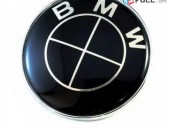 BMW Emblem Sev Bmw logo 82mm (Նոր) (բարձր որակ)