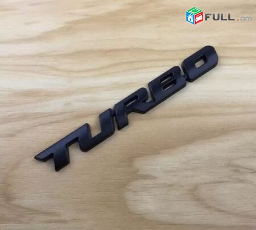 Turbo emblem Avto Axesuar Metaxakan TURBO Emblemaner (turbo logo)