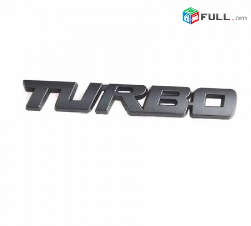 Turbo emblem Avto Axesuar Metaxakan TURBO Emblemaner (turbo logo)