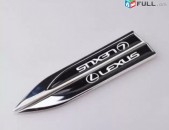 Lexus Emblem 2 հատ LEXUS Sport Knife Metaxakan Emblemaner (Բարձր Որակ)