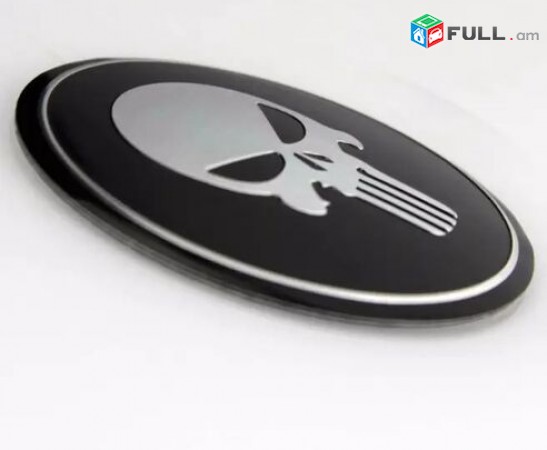 Punisher Gang nakleyka Bandaji Kalpaki Nakleyka (4Pcs) (65mm) բարձր որակ
