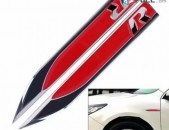 Tuning emblem R Line Sport metaxakan emblemaner R sport emblem 1 Զույգ