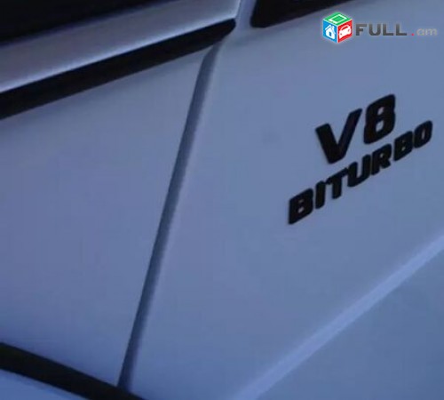 V8 BITURBO Emblem Black for Mercedes Benz