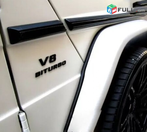 V8 BITURBO Emblem Black for Mercedes Benz