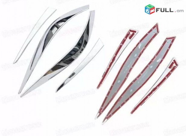 TOYOTA Corolla nikel 2014-2017 հետևի լուսարձակների նիկելներ (Բարձր որակ)