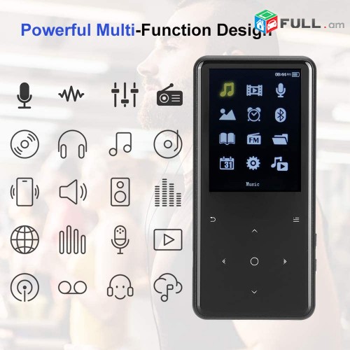 MP3 Player with Bluetooth, 16GB Portable mp3player, bultut