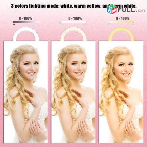 18" Make Up luys Dimahardarman makeup meykup luis Selfie Ring led lamp Makup