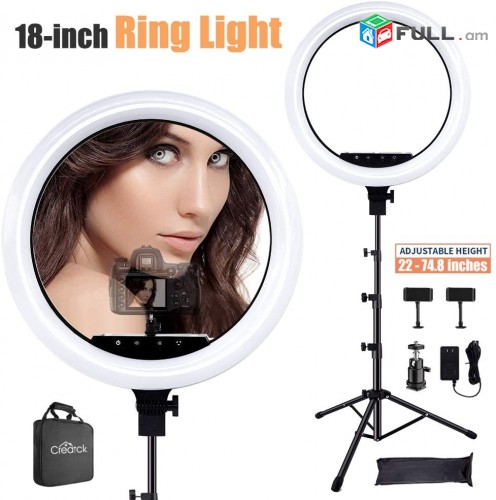 18" Make Up luys Dimahardarman makeup meykup luis Selfie Ring led lamp Makup