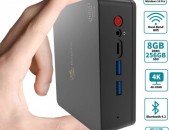 Mini PC Windows 10 Comp Intel Core i3 Proc 8GB RAM 256GB SSD, 4K HD Dual HDMI Computer