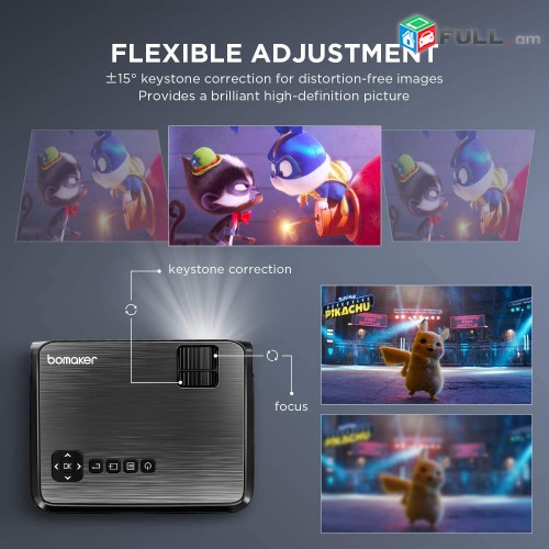 WiFi Projector Proektor Praektr Praektor 4000Lum LED պրոյեկտր Проектор iOS Android