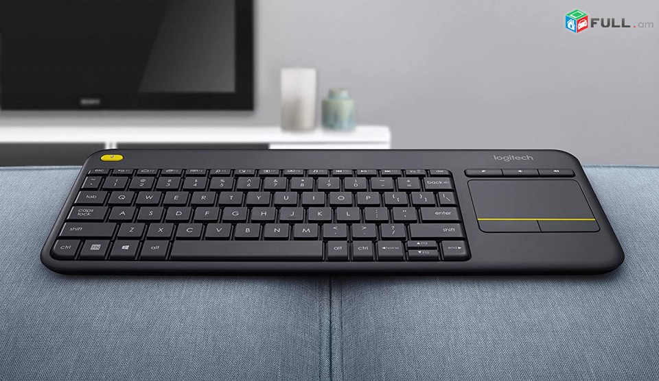 Logitech K400 Plus Wireless Touch TV Keyboard with Easy Media Control and Built-In Touchpad stxnashar.klaviatura,klavyatura,keybord