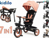 Ծալվող մանկական եռանիվ հեծանիվ Kidilo 7-ը 1-ում տրանսֆորմեր, Детский велосипед 7в1, mankakan eraniv hecaniv