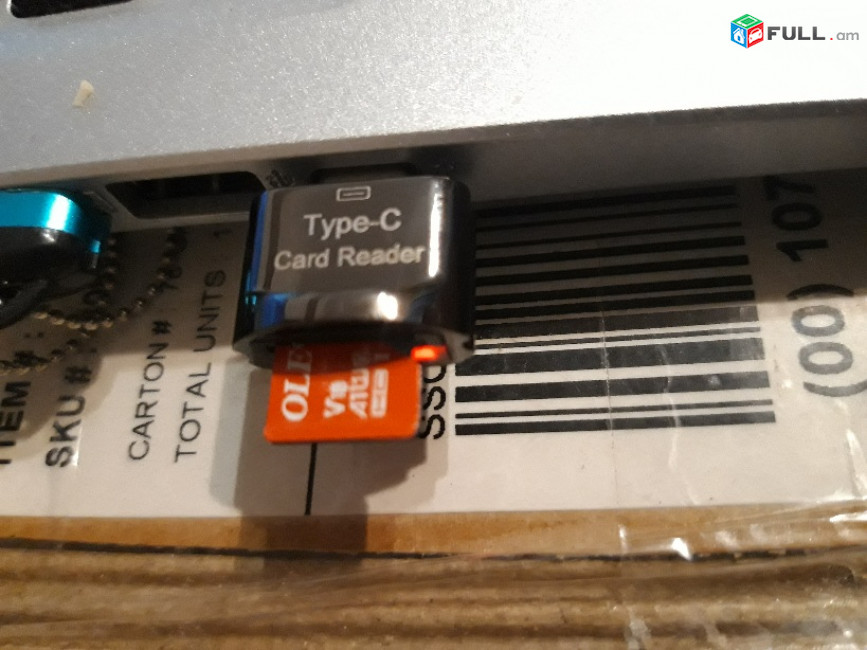 Usb tape c micro sd card reader