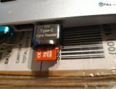 Usb tape c micro sd card reader