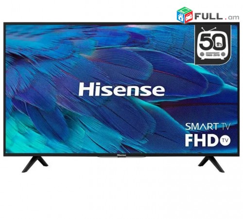 Android Smart TV Hisense 40B6600 DVB-T2, Wi-Fi, Google cast. Nori pes