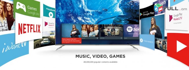 4K Android Smart TV 127sm. 