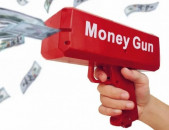 Փող կրակող պիստալետ + 1 կալոդ խաղալիք փող դոլար Պարահանդեսի Բեմի Նկարահանման Money Cash Gun, Денежный пистолет