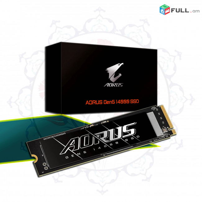 Gigabyte AORUS Gen5 14000 SSD 4TB M.2 PCI-E 5.0  - գերարագ կոշտ սկավառակ