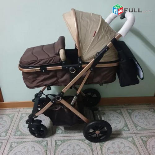 Մանկասայլակ belecco շատ կոմպակտ ծալվող, baby stroller belecco brown